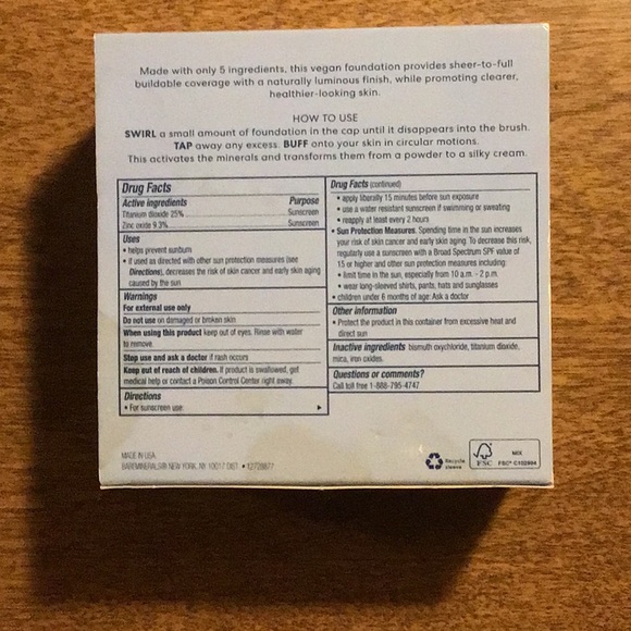 Bare Minerals Original Loose Mineral Foundation Deluxe Size in Fairly Medium 05 - Picture 2 of 5